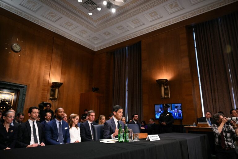 Kevin Warsh, nominee for US Federal Reserve Chair, testifies during a Senate Banking Committee hearing on his nomination on Capitol Hill in Washington, DC, on April 21, 2026. PHOTO: AFP/ MANDEL NGAN